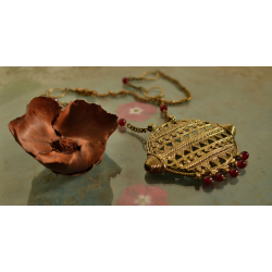 प्रभा ✺ Brass Necklace { 5 }